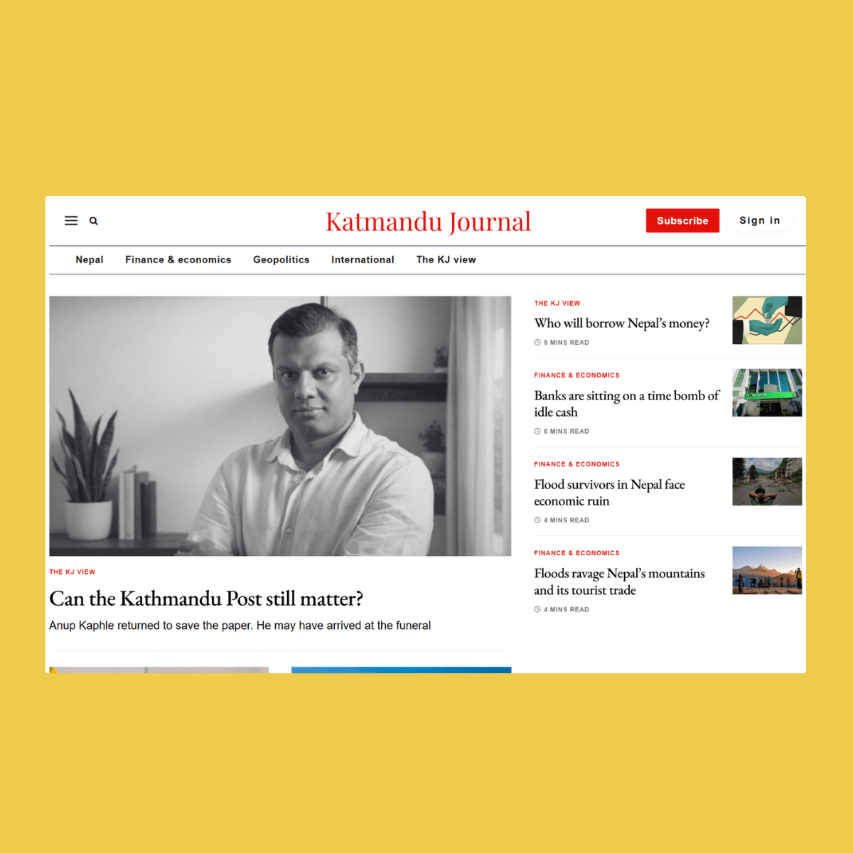 Katmandu Journal